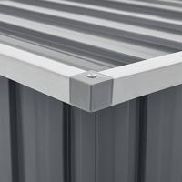 Tuinbox 129x67x65 cm grijs - thumbnail