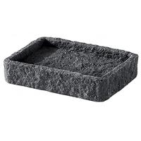 Zeephouder Sapho Aries Vrijstaand 12.2x8.6x2.7 cm Polyresin Antraciet Sapho - thumbnail