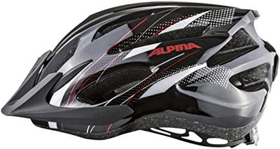 Olympic Sportswear Alpina sports mtb helm mtb17 glans 58-61 zwart/wit/rood
