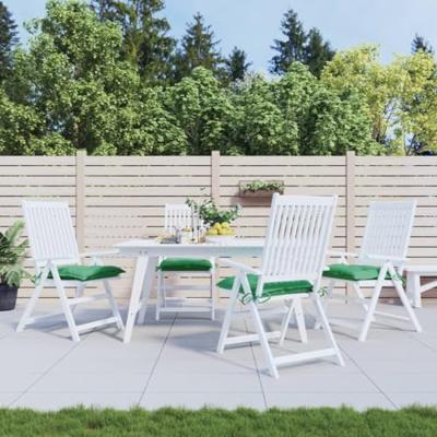VidaXL Palletkussens 4 st 50x50x7 cm oxford stof groen
