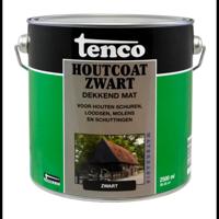 Houtcoat waterbasis zwart 1l verf/beits I Tenco - Tenco - thumbnail