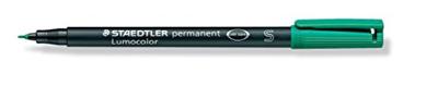 Staedtler Lumocolor 313, OHP-marker, permanent, 0,4 mm, groen Staedtler Lumocolor 313, OHP-marker, permanent, 0,4 mm, groen