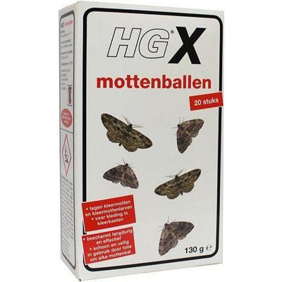 HG x mottenballen 20 stuks
