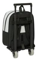 Schoolrugzak met Wielen Real Madrid C.F. Wit Grijs 22 x 27 x 10 cm - thumbnail