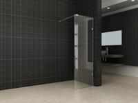 Wiesbaden profielloze inloopdouche 600x2000 8 mm NANO glas - thumbnail