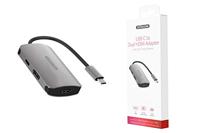 Sitecom CN-398 interface hub USB 3.2 Gen 1 (3.1 Gen 1) Type-C Aluminium, Zwart - thumbnail