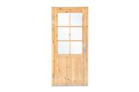 Extra hoge en brede enkele deur 99x209 cm 28-70 mm - linksdraaiend- - Hout- Tuindeco - thumbnail