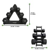 Neopreen Dumbbell Set met Opbergrek - thumbnail