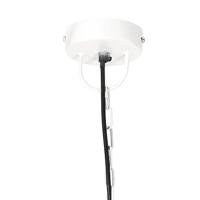 VidaXL Hanglamp industrieel rond 25 w e27 42 cm wit - thumbnail