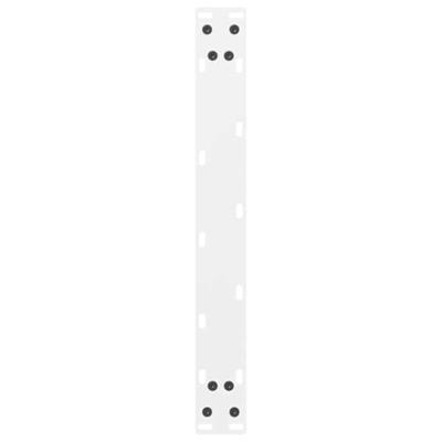 Salontafelpoten 2 st 70x(42-43) cm staal wit