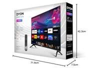Dyon SMART 32 VX LED-TV 80 cm 32 inch Energielabel F (A - G) DVB-T2, DVB-C, DVB-S2, HD ready, Smart TV, WiFi, CI+* Zwart - thumbnail