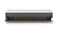 Digitus DN-91612SD-EA 12 poorten Netwerkpatchbox CAT 6A 1 HE Zwart (RAL 9005) Ingericht - thumbnail