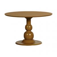 WOOOD Ronde Eettafel 'Blanco' Mangohout, 120cm, kleur Honing Geel - thumbnail