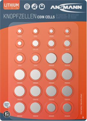 Ansmann assortiment knoopcellen 24 stuks Ansmann assortiment knoopcellen 24 stuks