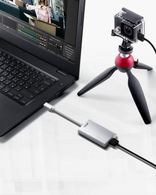 ATEN USB 3.0 Kabel 1x USB 3.1 Gen1 - 1x HDMI Type A Female Zilver/Wit - thumbnail