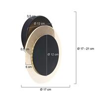Steinhauer Verstelbare plafondlampLido 17cm zwart - 2564ZW - thumbnail