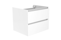 Wiesbaden Vision onderkast+ 2 laden 60x46 wit - thumbnail