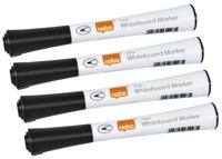 Nobo 1915392 markeerstift 4 stuk(s) Fijne punt Zwart - thumbnail