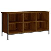 VidaXL Schoenenkast 100x35x50 cm bewerkt hout bruin eikenkleur - thumbnail