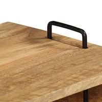 Salontafel 100x60x45 cm massief mangohout - thumbnail