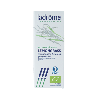 Ladrome Lemongrass olie bio 10 Milliliter