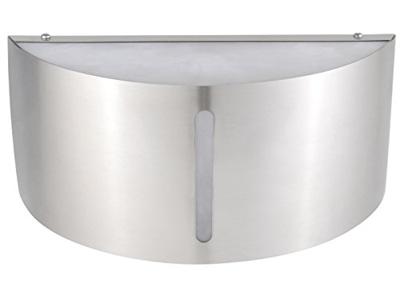 Lutec Bonn E27-Wandlamp (Roestvrije Staal)