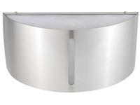 Lutec Bonn E27-Wandlamp (Roestvrije Staal) - thumbnail