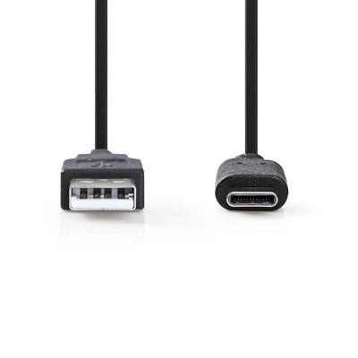 USB-C 3.1 Gen2-Kabel | Type-C Male - A Male | 1,0 m | Zwart