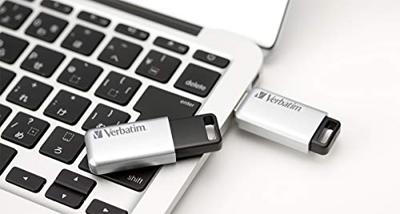Verbatim Secure Pro USB-stick 32 GB Zilver-zwart 98665 USB-A 3.2 Gen 1 Verbatim Secure Pro USB-stick 32 GB Zilver-zwart 98665 USB-A 3.2 Gen 1