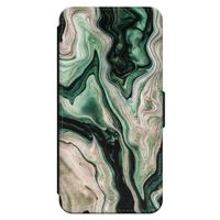 iPhone 16 Pro flipcase - Green waves - thumbnail