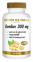 Golden Naturals Gember 300 mg Capsules - thumbnail