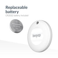 Beeep BeTag Android Tracker White & Keychain White - 3 pack - thumbnail