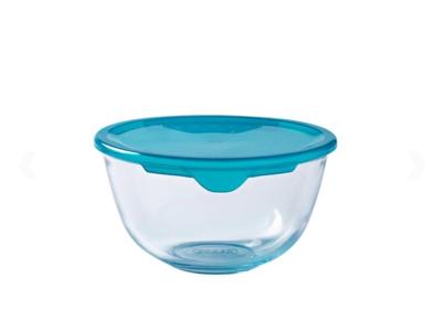 Pyrex mengkom met deksel 500ml ø14cm
