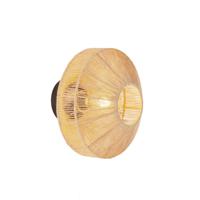 Light & Living Wandlamp 'Lyra' Ø31cm, kleur Naturel/Mat Zwart - thumbnail