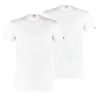 Ondershirts heren 2-pack basic - ronde hals - Slim fit heren T-shirt katoen - thumbnail