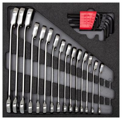 Gedore RED 3301700 R22250001 Steek-ringratelsleutelset 07 - 29 mm - thumbnail
