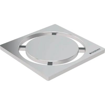 Putrooster Geberit Design voor Vloerput Douche Rond 8x8cm RVS - thumbnail