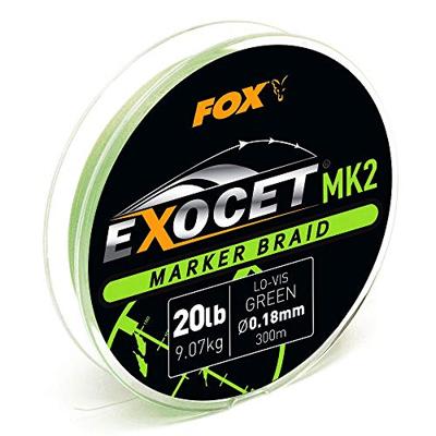 Fox Exocet Mk2 Spod Braid Yellow 0.18mm 20Lb 300m