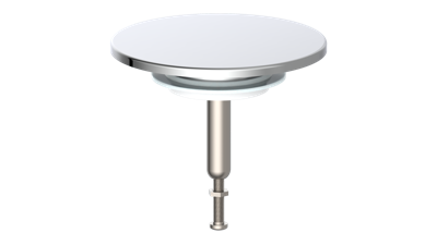 Kirchhoff Aftapplug, chroom, 70 mm x 1 1/2 ", voor kuip - 988453155