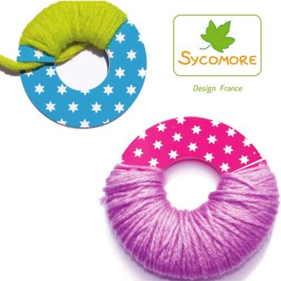 Creatieve pomponset meerkleurig