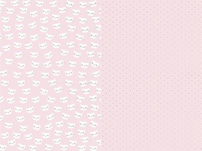 Set 2 rollen Inpakpapier Cat Bibi