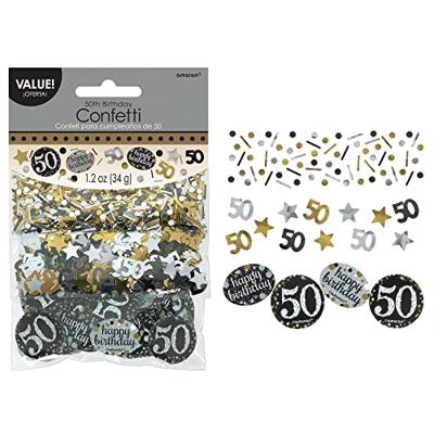 Tafelconfetti 50 Jaar Sparkling Goud (34gr)