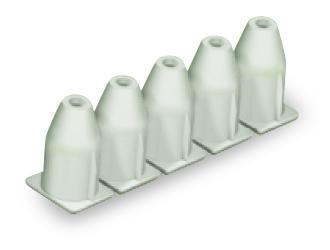 WAGO 769-470 Isolatiestop Wit 200 stuk(s)