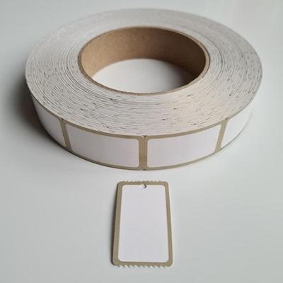 Hangetiket op rol 25x42 mm GOUDrand 1000 Hangetiket op rol 25x42 mm GOUDrand 1000