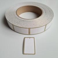 Hangetiket op rol 25x42 mm GOUDrand 1000 - thumbnail