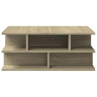 Salontafel 70x70x29 cm bewerkt hout sonoma eikenkleurig - thumbnail