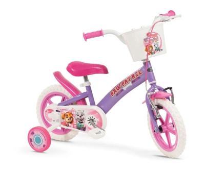 Kinderfiets 12" Paw Patrol Paars 1180 Meisje TOIMSA