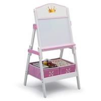 Delta Children Prinsessen TE87546GN Houten Magnetisch Whiteboard Wit/Roze - thumbnail