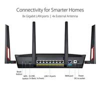 Asus - RT-AC88U Wireless AC3100 Dual-Band Gigabit Router - thumbnail