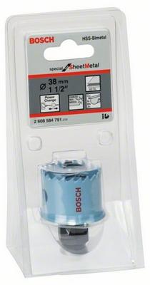 Bosch Accessories Lochsäge HSS-Bi-Metall 38mm Sheet Metal Power Change 2608584791 Gatenzaag 38 mm 1 stuk(s)